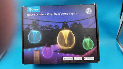 Guirnalda de Luces Govee H7025, 48 pies, RGBWIC Regulable, IP67.