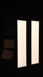 Luces con sensor de movimiento, 3 temp. recargables, regulables.