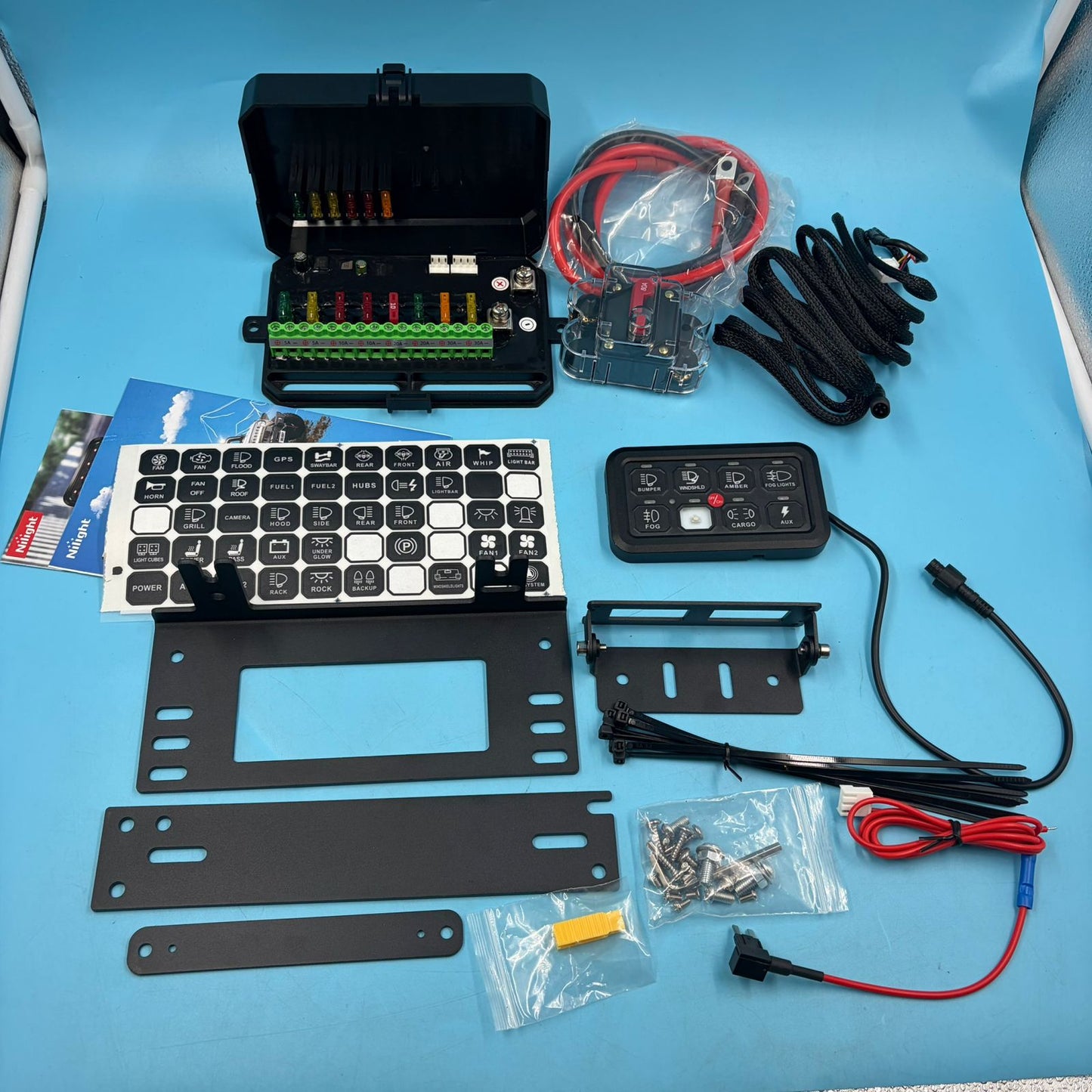 Panel de interruptores Nilight de 8 vías (USADO)