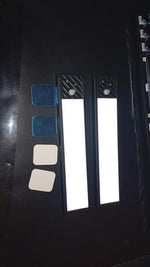 Luces con sensor de movimiento, 3 temp. recargables, regulables.