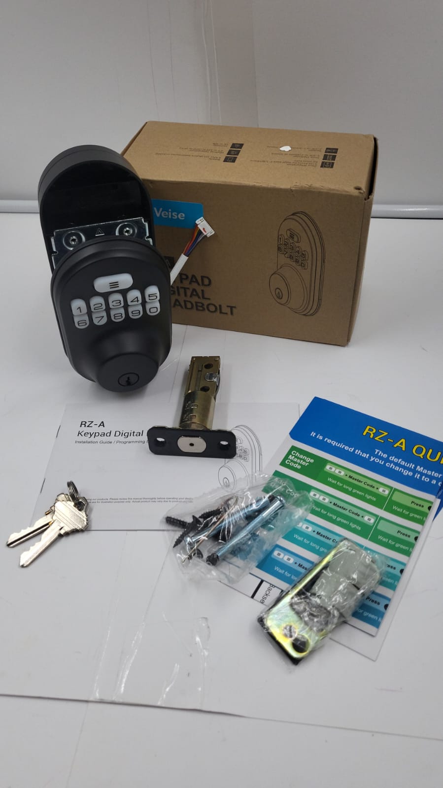 Cerradura de teclado electrónico de entrada sin llave RZ-A Veise