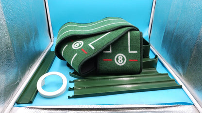 Juego de putting golf para interiores, 2,2 mts, Simulación pasto real (USADO)