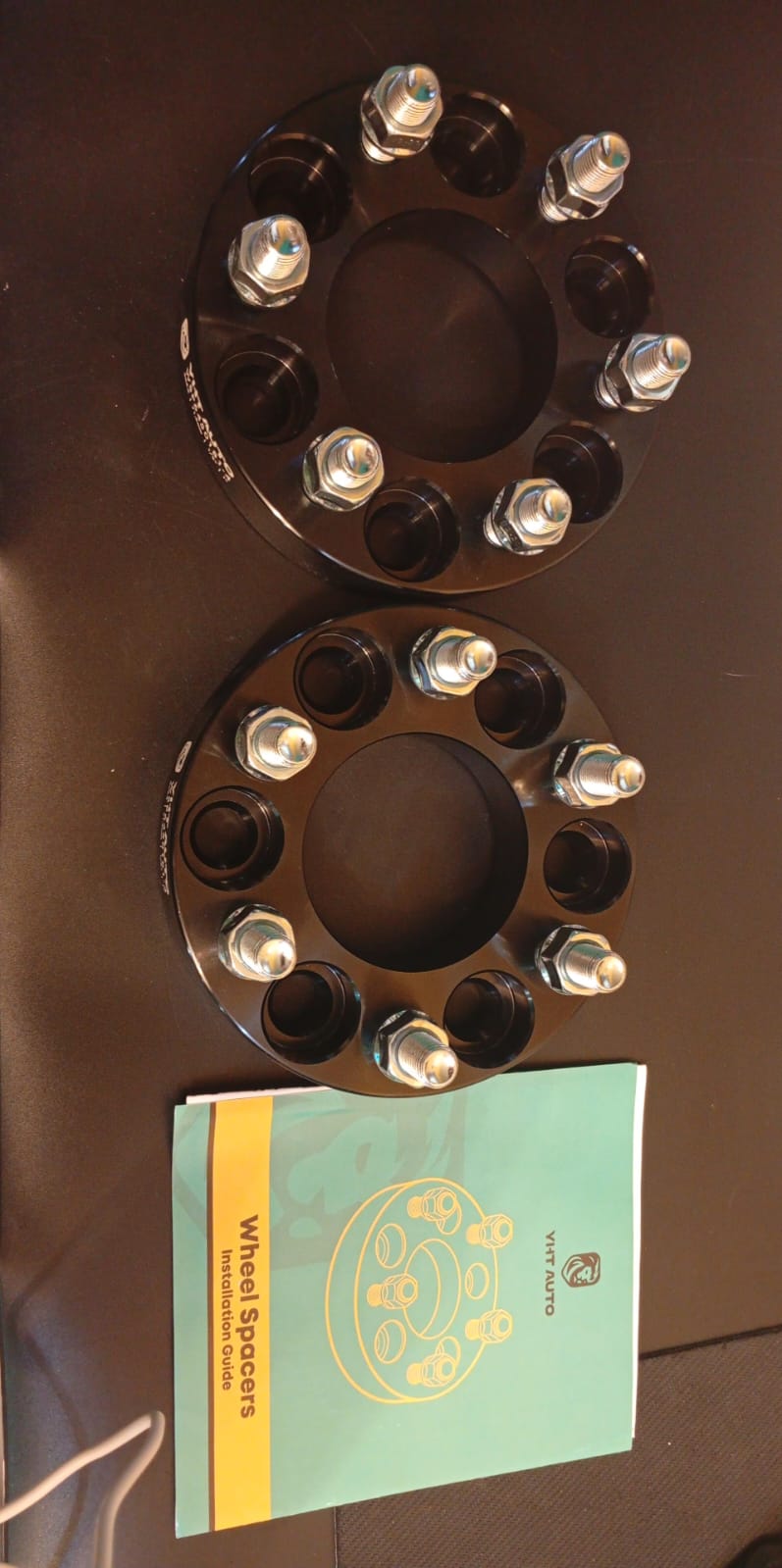 Espaciadores de rueda de 6 x 5.5",  1" ancho, 70mm centro.