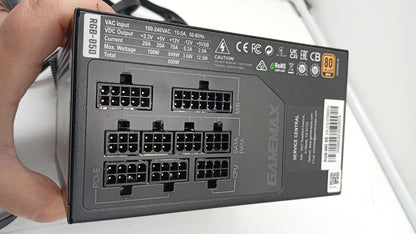Fuente de alimentación, GAMEMAX 850W, 80 Plus Gold, (USADO).