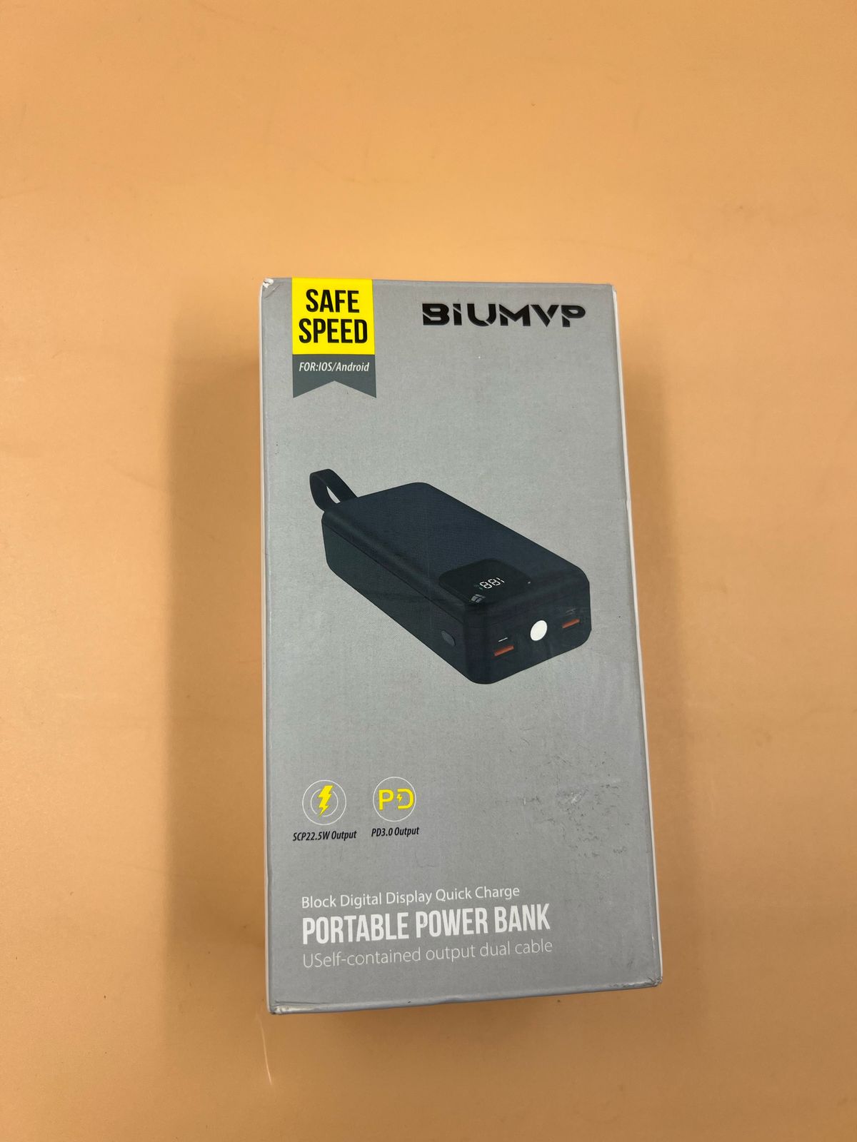 Cargador portátil BIUMVP de 50 000 mAh (USADO)