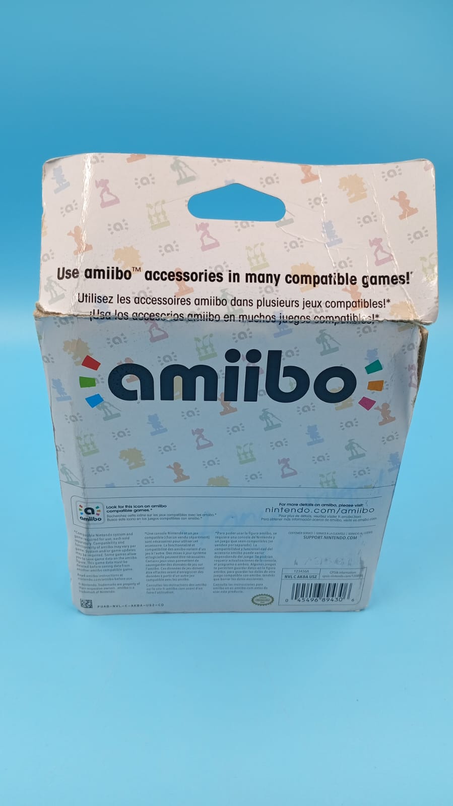 Figura de Riju de la serie la leyenda de Zelda, (DETALLE EMPAQUE)