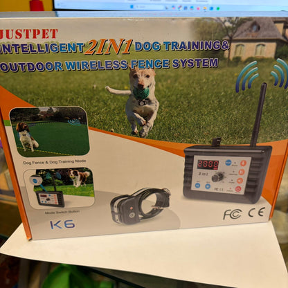 Sistema de cerca inalámbrica 1 collar de entrenamiento (USADO)