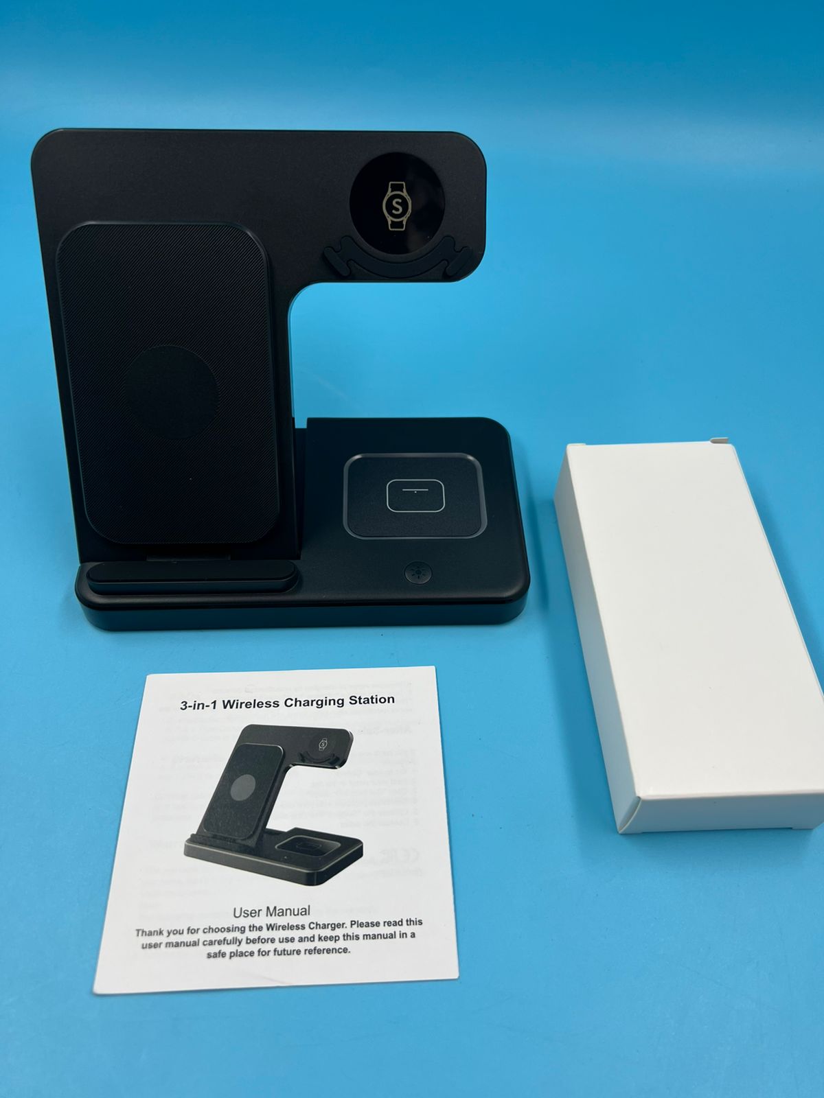 Estación de carga inalámbrica 3 en 1 plegable 15W