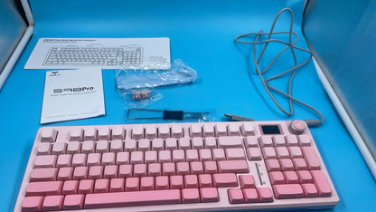 AULA S98 Pro Teclado Mecánico Inalámbrico Con Pantalla y Perilla