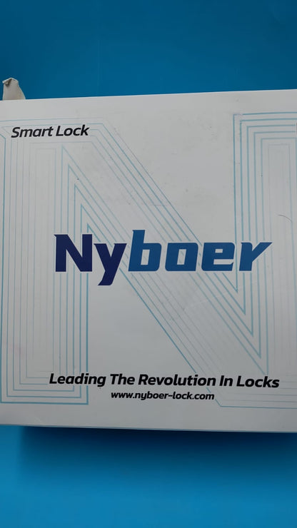 Cerradura inteligente con teclado Nyboer H01B, de huella dactilar