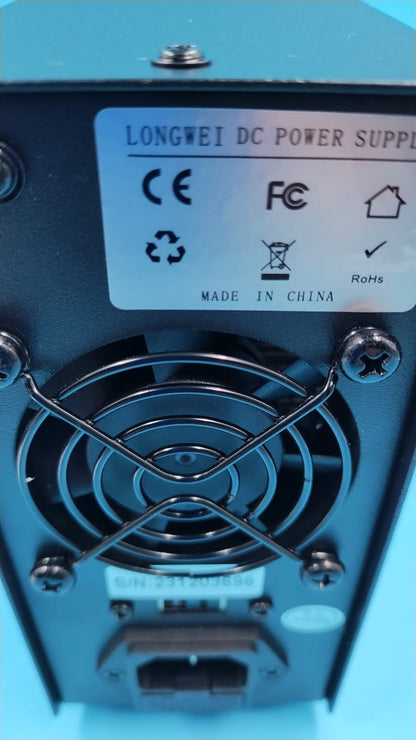 Fuente de alimentación CC variable, digital de 30V, 10A, Pantalla LED.