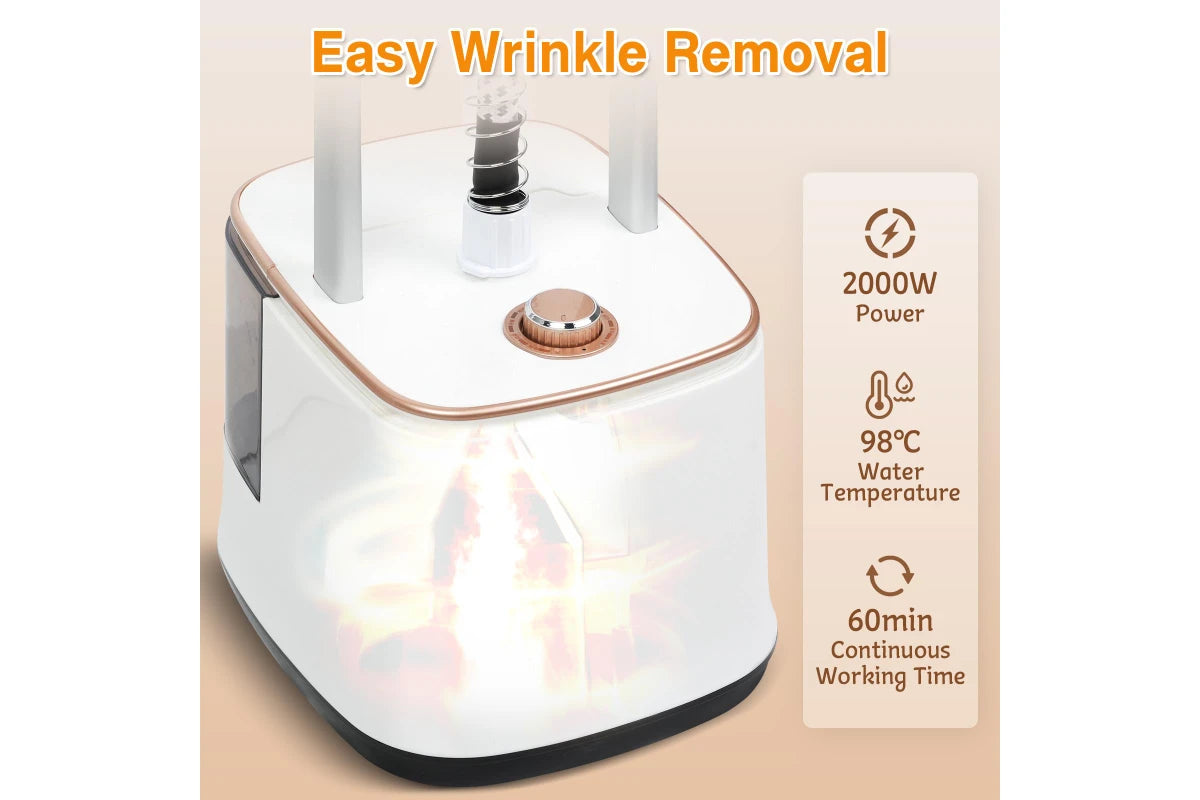 Vaporizador plancha para ropa, 2.7lt, 10 niveles de vapor, uso facil.