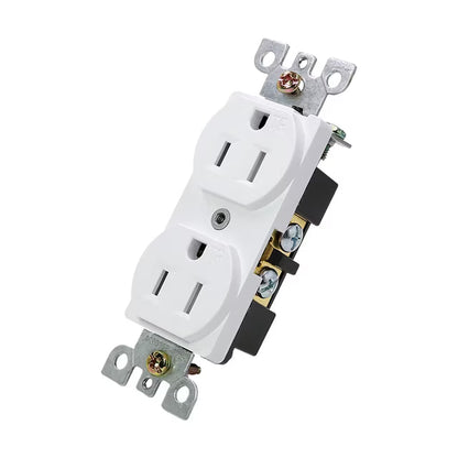 Contacto Eléctrico Amico 15A NEMA 5-15R 125V Dúplex, Paquete 30