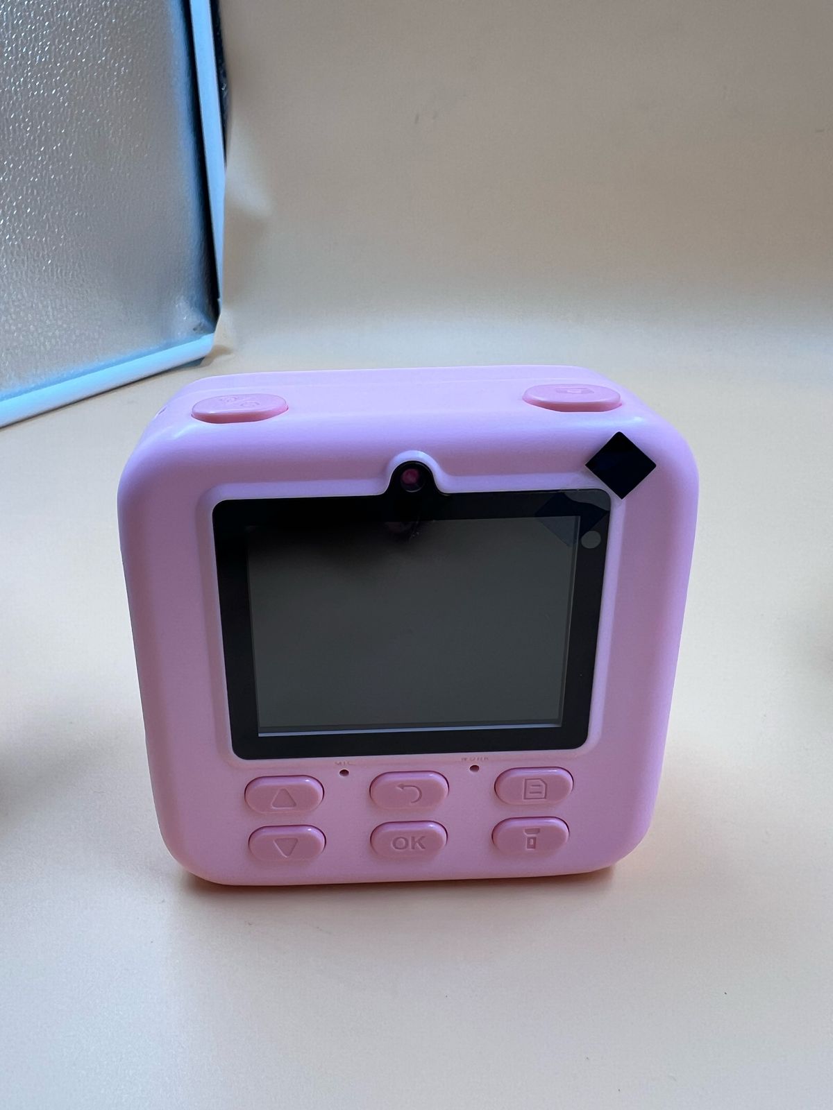 Cámara de fotos instantánea para niños color rosa