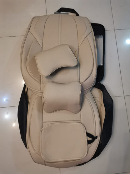 Fundas Asiento Automóviles KIDYACWST Beige Delanteras y Traseras