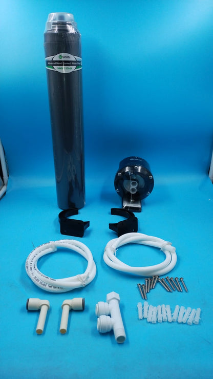 Filtro de agua AO Smith, para grifo de fregadero, con conexión directa.