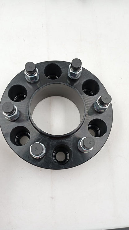 Par de espaciadores de 6 birlos, 2", 6.8" diam. 5.5 int.