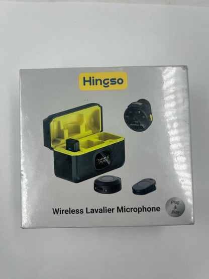 2 mini micrófonos inalámbricos cancelación ruido Hingso