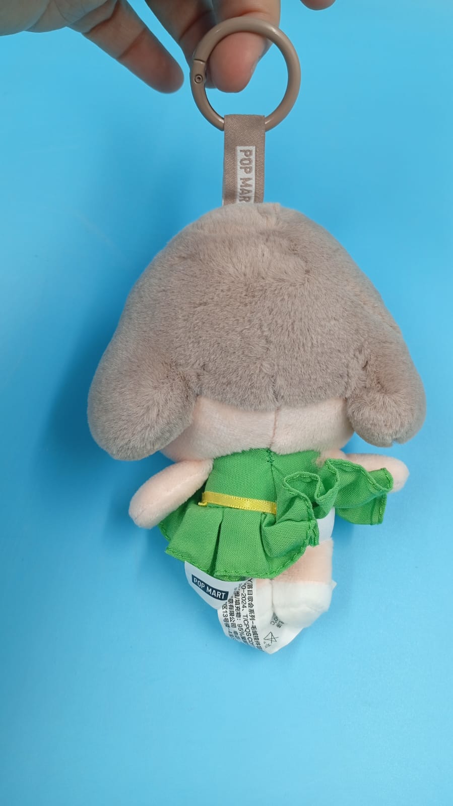 Caja con colgante de felpa, figuras Crybaby, Popmart.(ABIERTO).