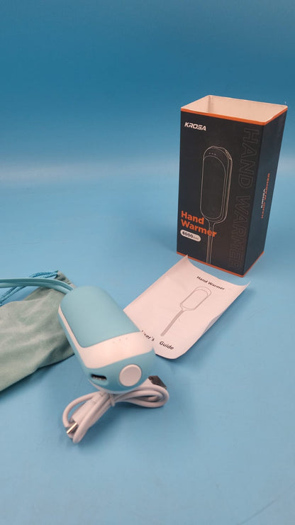 Calentadores de manos KROSA de 6000 mAh Azul Recargable