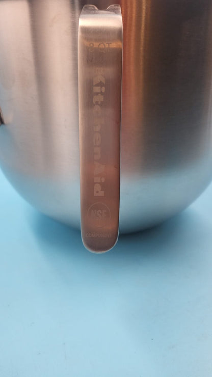 Tazón de acero inoxidable KitchenAid KSMC8QBOWL de 8 quarts con mango J Hook — vista 3