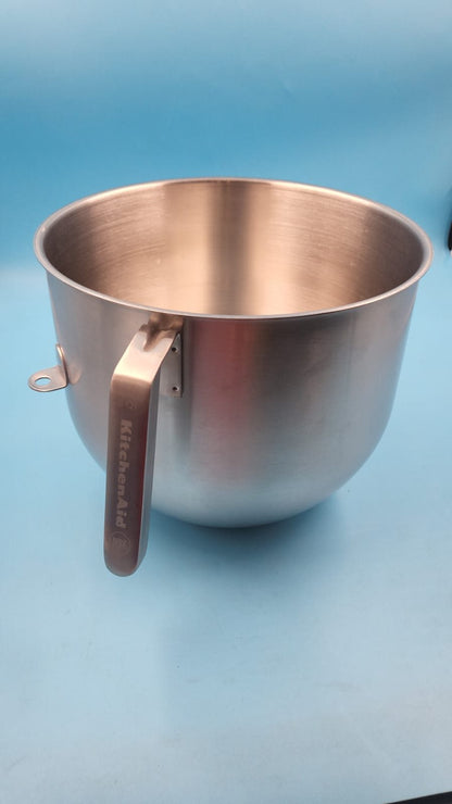 Tazón de acero inoxidable KitchenAid KSMC8QBOWL de 8 quarts con mango J Hook — vista 4
