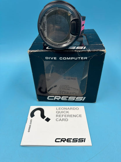 Computador de Buceo Cressi Leonardo negro/rosa (USADO)