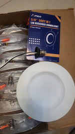 Focos LED Empotrables Amico 5/6 Pulgadas 24 Piezas 12.5W 950Lm 5CCT Regulables