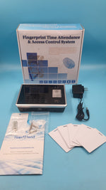 HapAttend Paquete de reloj de tiempo con 5 tarjetas RFID. USADO