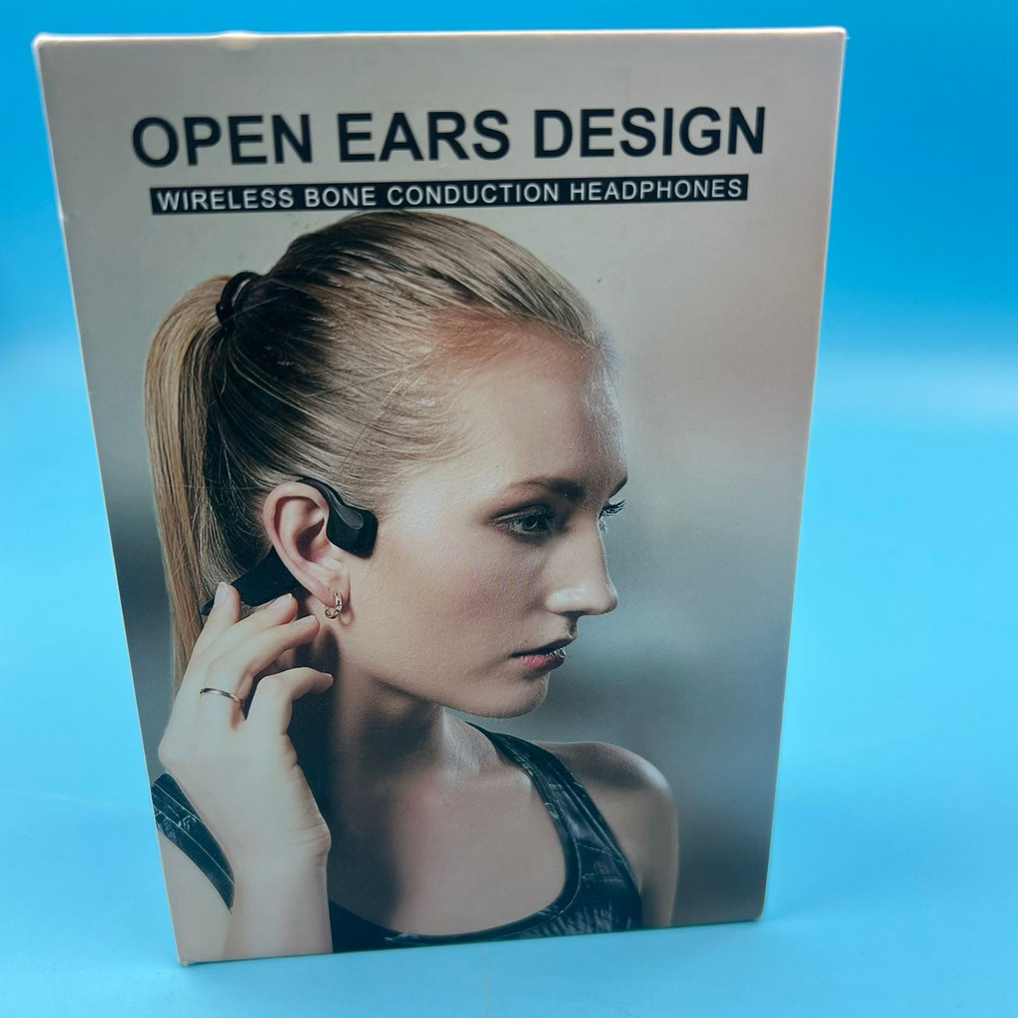 Auriculares de conducción ósea Bluetooth con micrófono