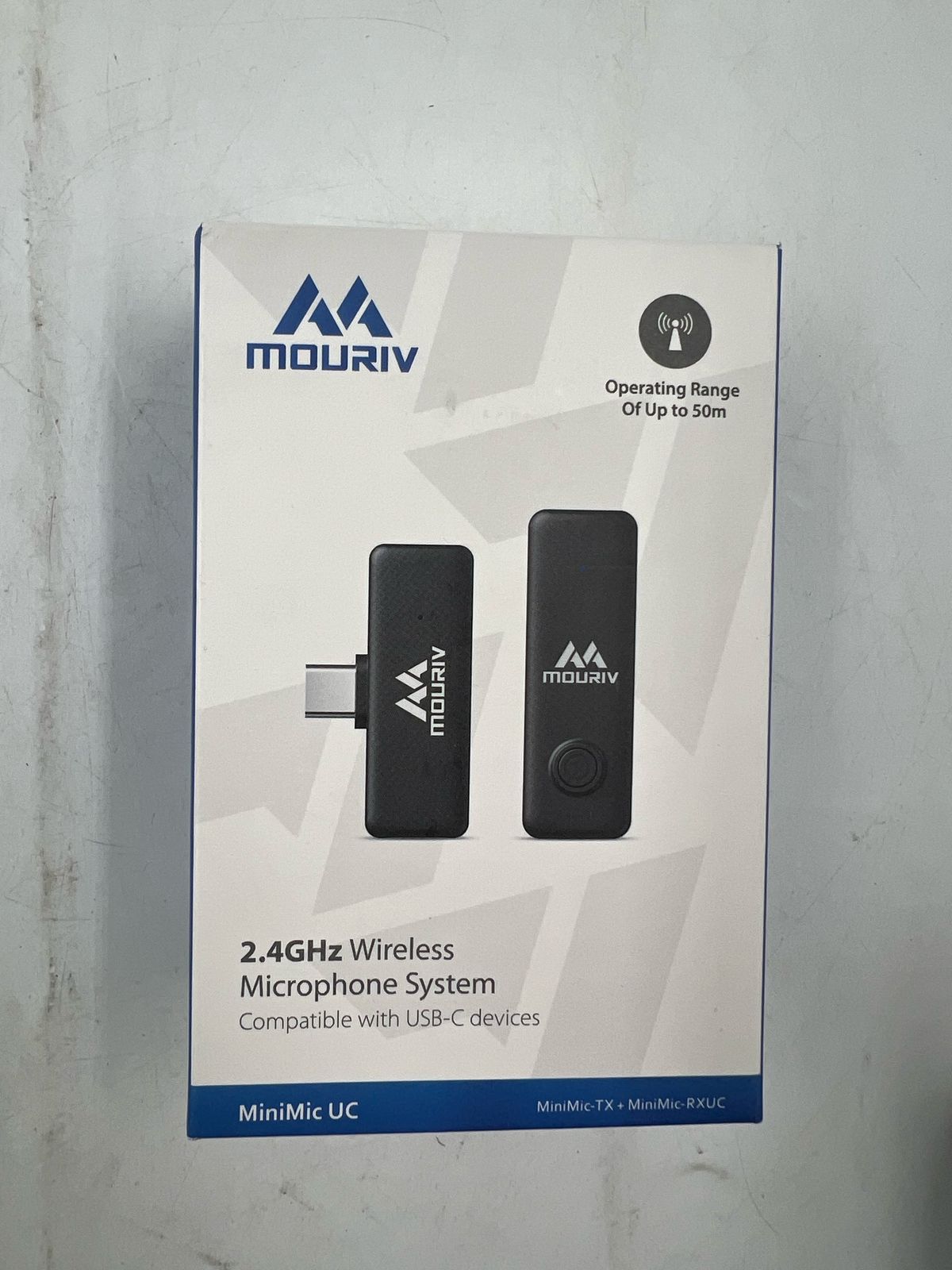 Micrófono de solapa inalámbrico profesional Mouriv