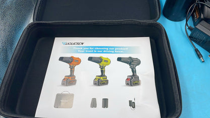 Soplador De Hojas Inalámbrico Yuquesen 980.000 Rpm Con 2 Baterias