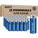 Paquete de 24 baterías alcalinas AA con empaque resellable