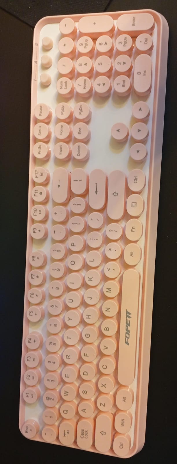 Combo de teclado y mouse inalámbricos, 2.4GHz, receptor USB.