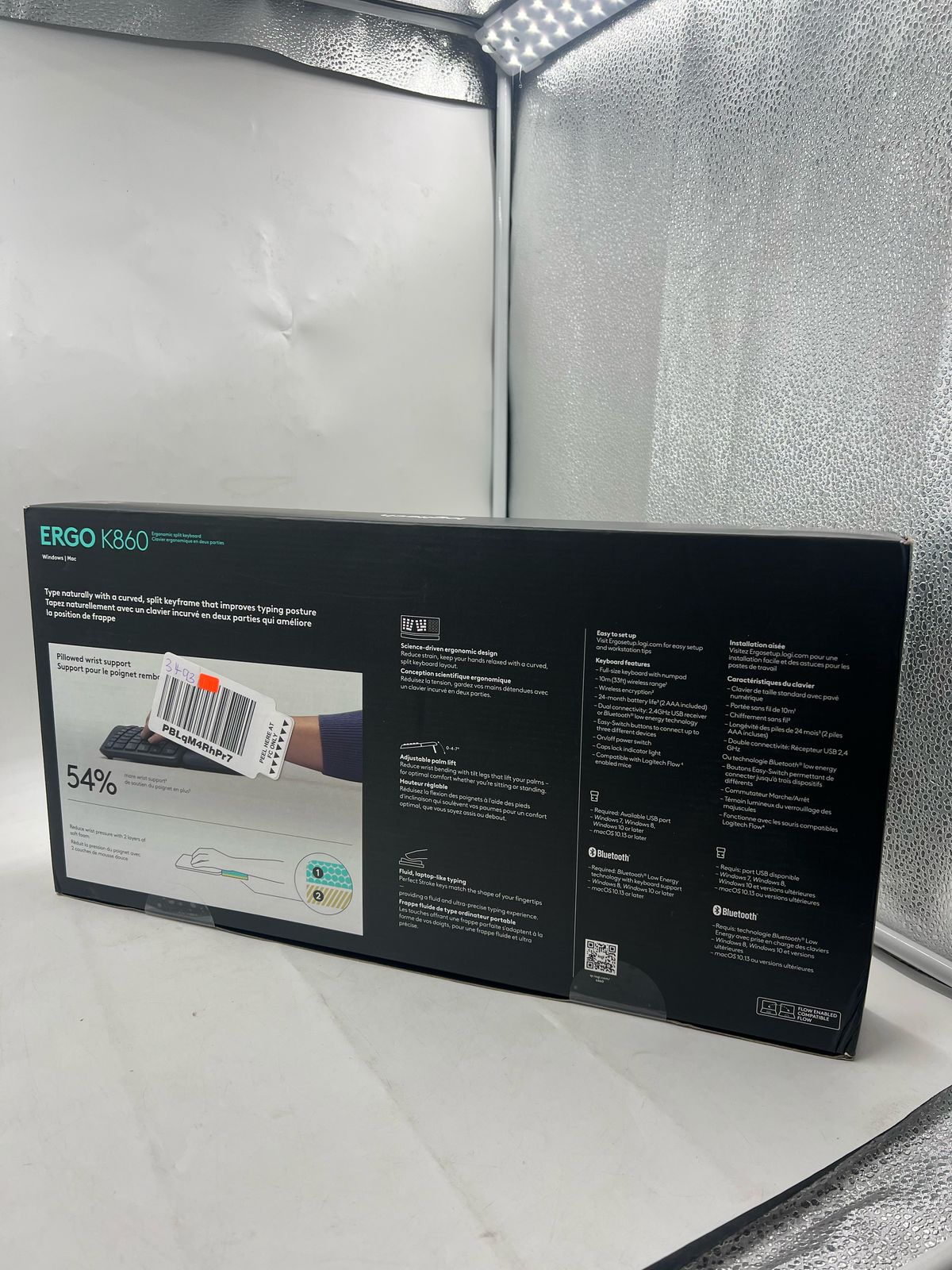 Logitech ERGO K860 inalámbrico y ergonómico