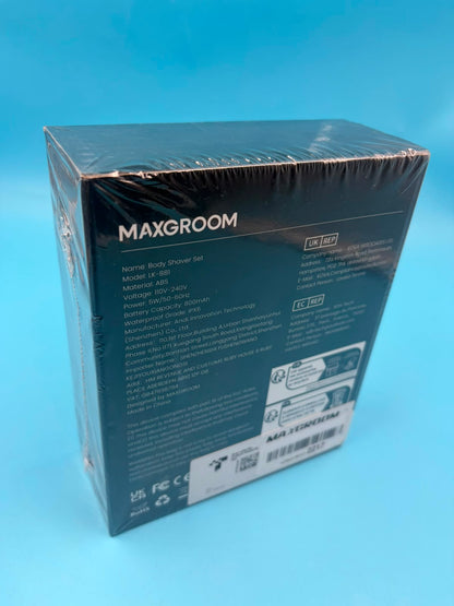 Afeitadora Corporal MAXGROOM para Hombre Recargable USB