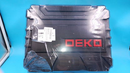 Juego de Herramientas DekoPro, con Taladro Inalámbrico 8V, 126 pcs.