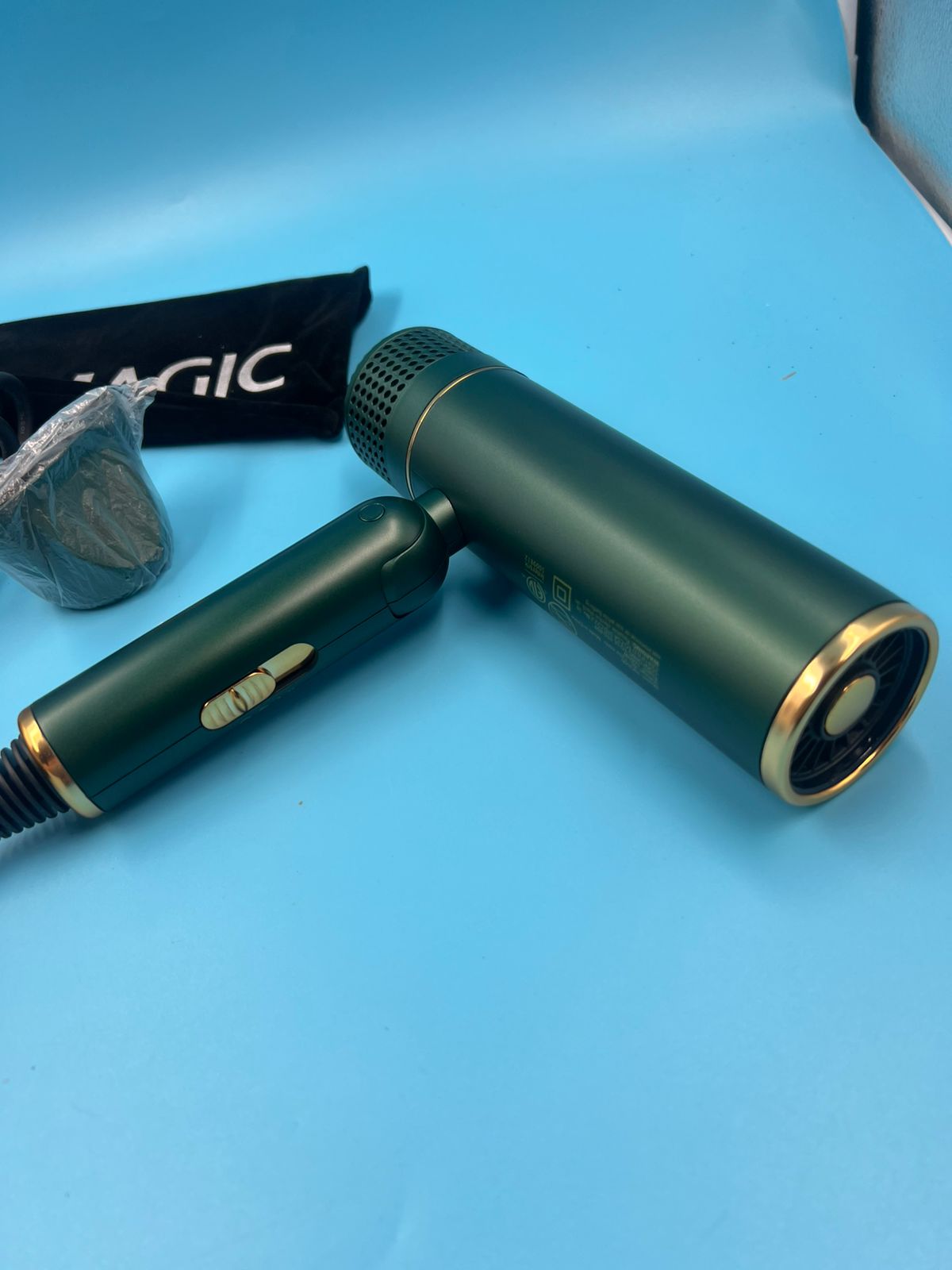 7MAGIC Secador de pelo iónico plegable CAJA CON DETALLE