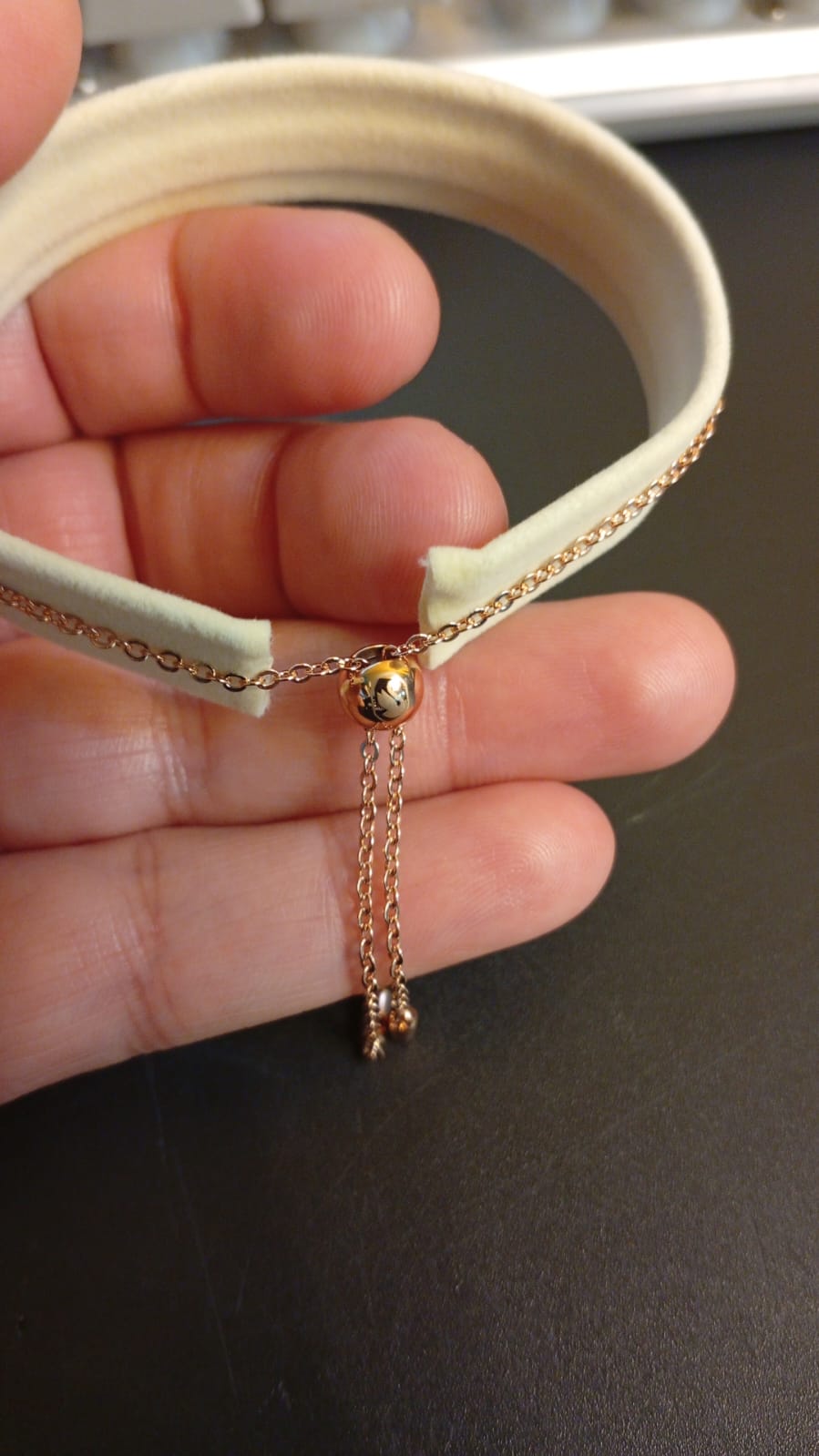 Pulsera de tenis de la colección Swarovski Imber, Rose gold.