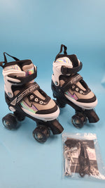 Patines Para Niños Ajustables 4 Ruedas Con Luces S 170-19.5CM