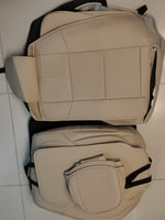 Fundas Asiento Automóviles KIDYACWST Beige Delanteras y Traseras