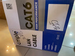 Cable Ethernet LAN de red Cat6 (UTP), 23 AWG, CMR.