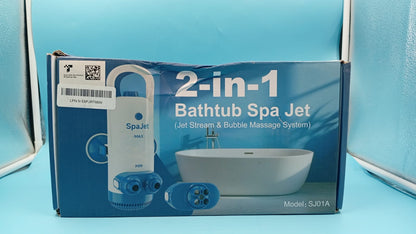 Jet - Spa de burbujas y masaje 2 en 1, para bañera Dowento SJ01A