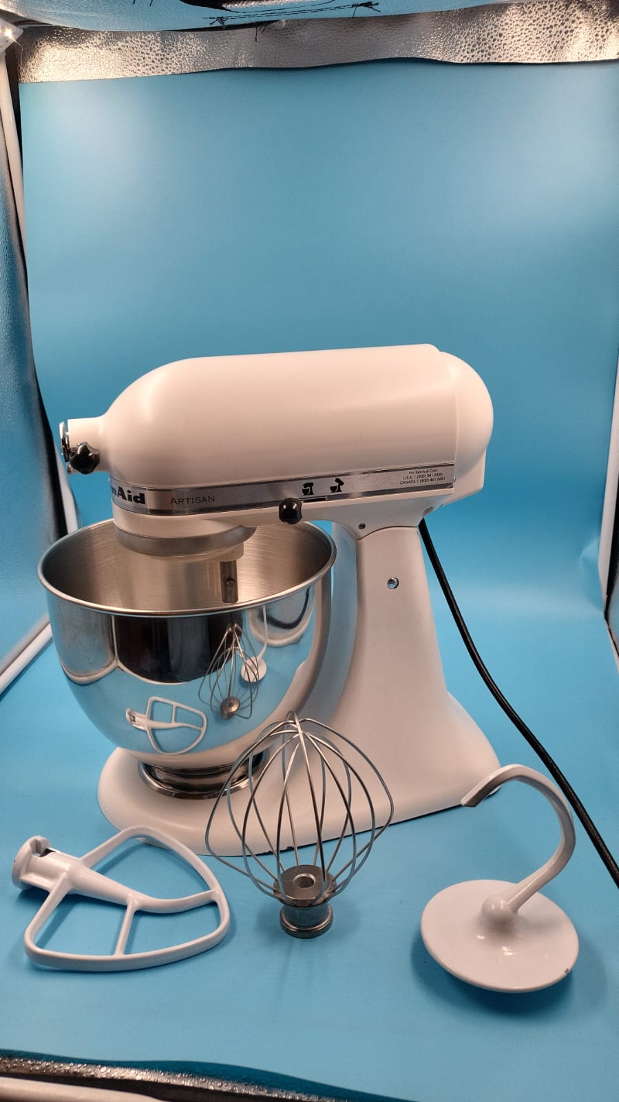 Batidora KitchenAid KSM150PSMH Mixers detalle en pintura