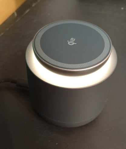 Estación de carga inalámbrica Magsafe 4 en 1, Threekey Qi2.