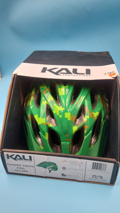 Casco Bicicleta MTB Juvenil Kali Chakra Verde talla o/S (52-57cm)