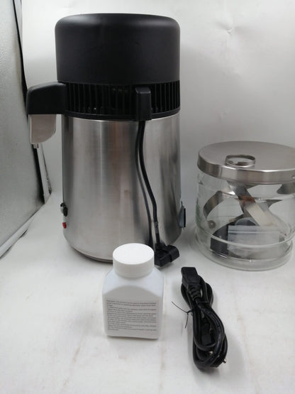 DC HOUSE, Destilador de agua, acero inoxidable, 1GAL. (USADO)