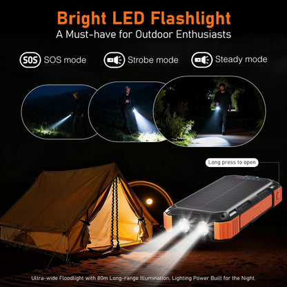 Power Bank ERRBBIC PS92W 49800mAh Solar 15W Carga Inalámbrica