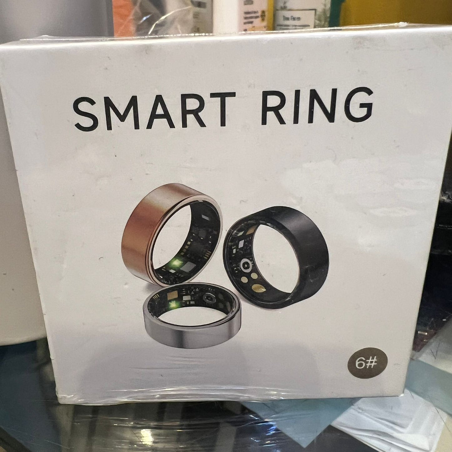 Anillo de seguimiento inteligente de salud y fitness talla #6