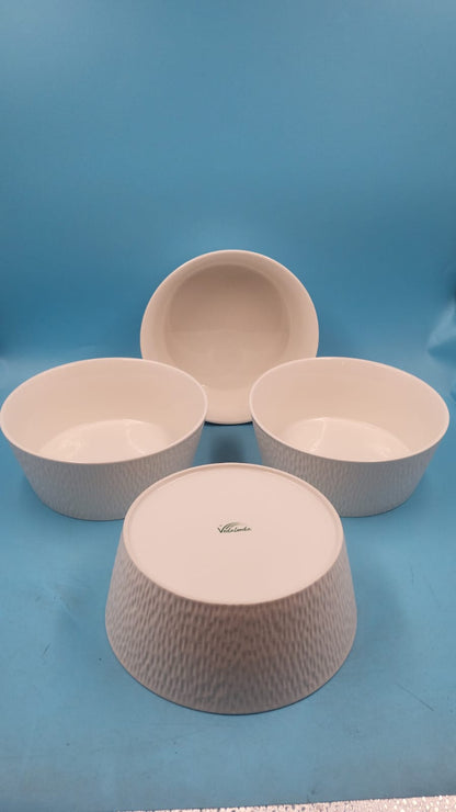 Juego 4 Cuencos Grandes 1.5L de 8" Pasta Sopa Ensalada VIDALENA